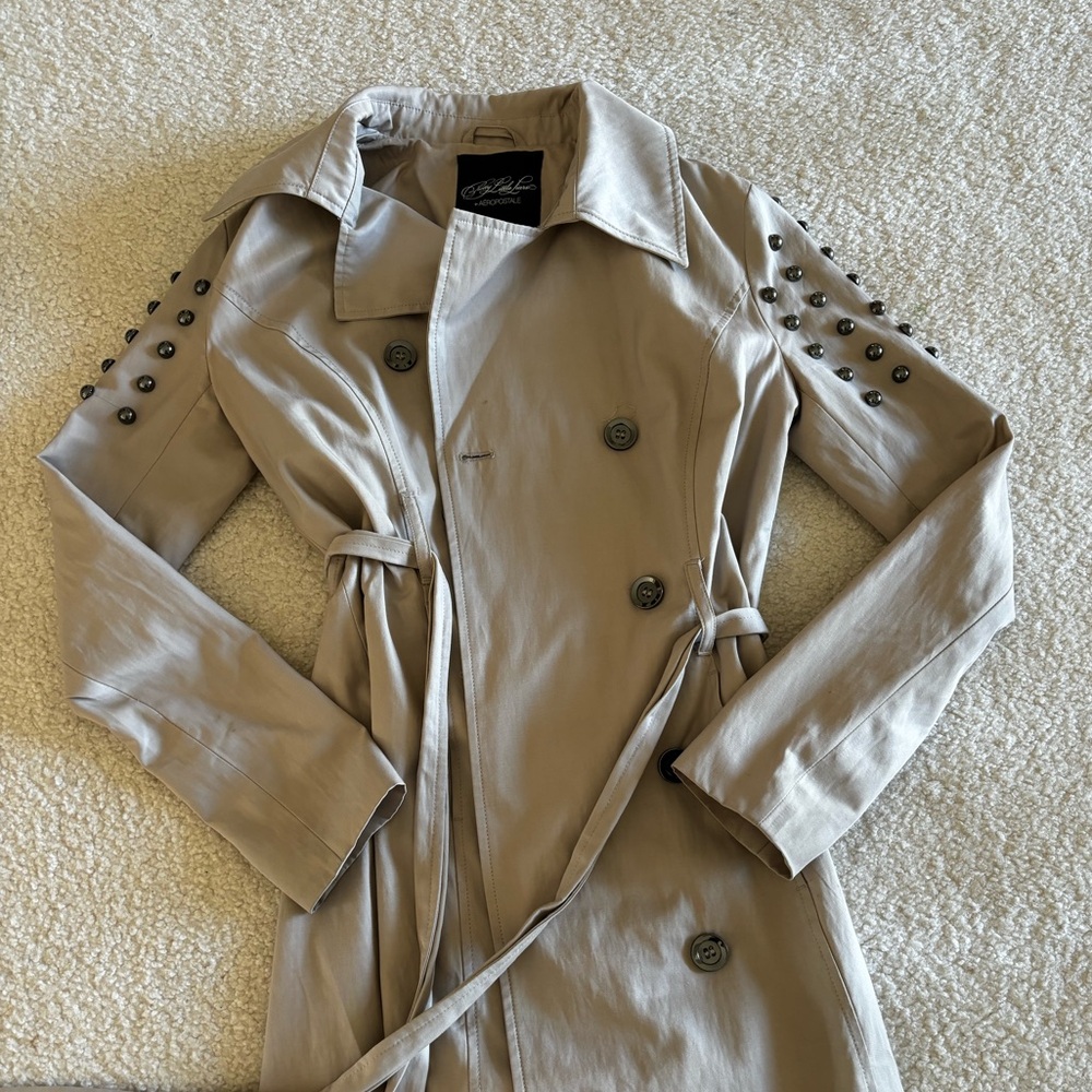 Brown trench coat!